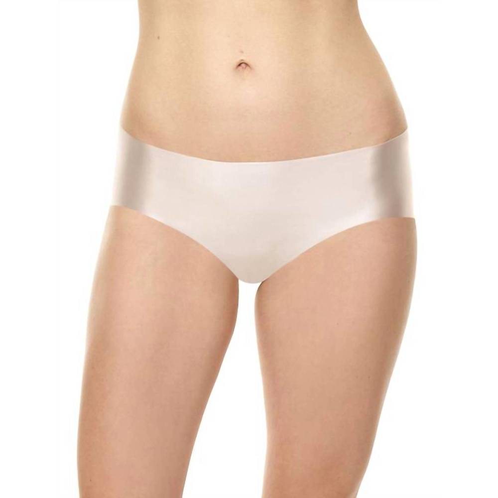 NEW COMMANDO luxe satin bikini in creme